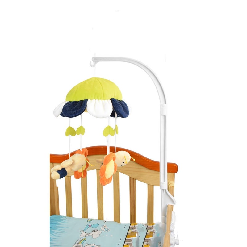 Accfore 37 Inch Double Screw Crib Activity Rattle Holder, DIY Toy Decorative Hanging Arm Adjustable Mounting Bracket Crib Bracket Set Nuts and Bolts for Easy Installation - Image 5